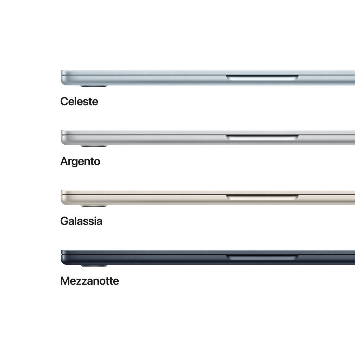 Apple MacBook Air 13'' M4 chip 10-core CPU 8-core GPU, 16GB, 256GB SSD - Argento [MW0W3T/A]
