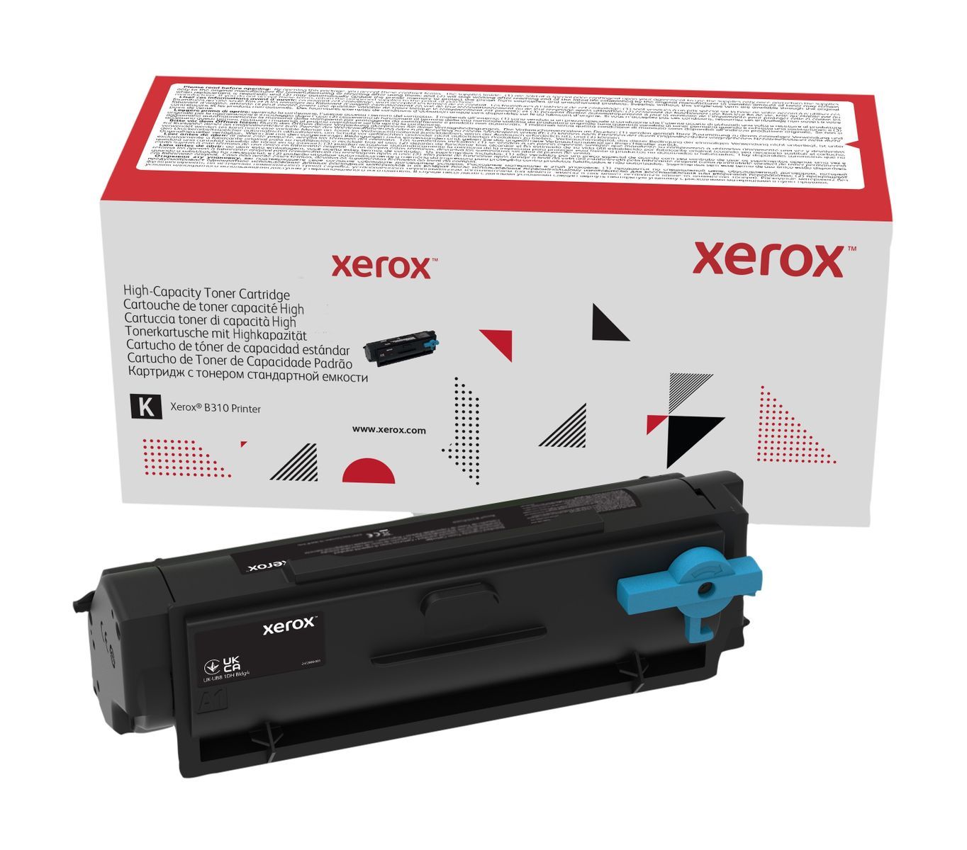 Xerox Cartuccia toner Nero a Alta capacità da 8000 Pagine per Stampante  B310, Stampante multifunzione  B305/  B315 (006R04377) [006R04377]