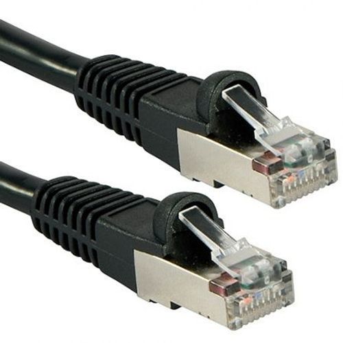 Lindy 47176 cavo di rete Nero 0,5 m Cat6a S/FTP (S-STP) [LINDY47176]