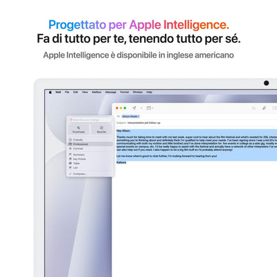 Apple iMac 24"Retina Display 4,5K, Chip M4 con CPU 10core, GPU 10core, 16GB, 256GB SSD, Argento [MWUU3T/A]