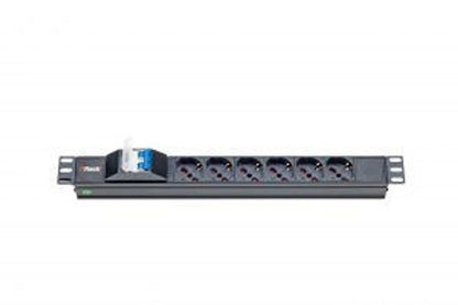 PDU 6 PRESE BIPASSO-SCHUKO INT.MAGN.TERMICO 1U [ITR-309140]