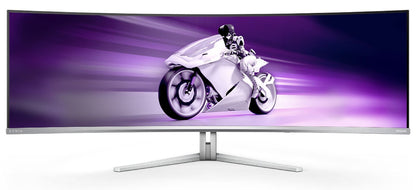 Philips Evnia 8000 49M2C8900/00 Monitor PC 124,2 cm (48.9") 5120 x 1440 Pixel Dual QHD QD-OLED Bianco [49M2C8900/00]