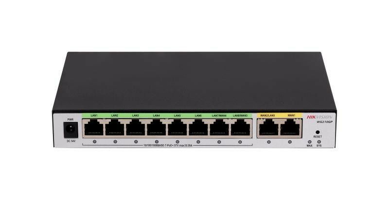 Hikvision DS-3WG210GP-SI router cablato Gigabit Ethernet Grigio [DS-3WG210GP-SI]