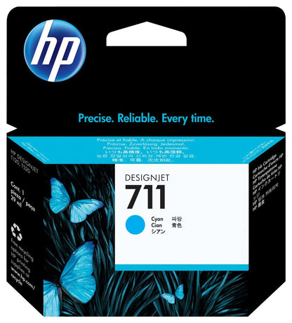 HP Cartuccia inchiostro ciano DesignJet 711, 29 ml [CZ130A]