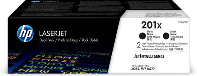 HP Confezione da 2 cartucce toner nero originale ad alta capacità LaserJet 201X [CF400XD]