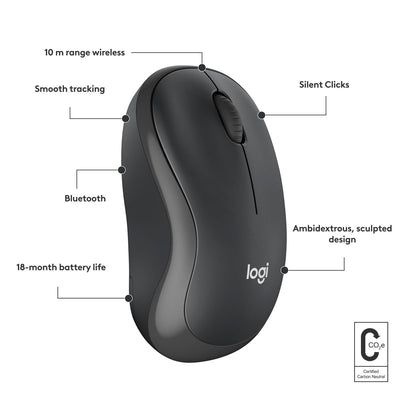 Logitech M240 mouse Bluetooth (nero) [910-007119]