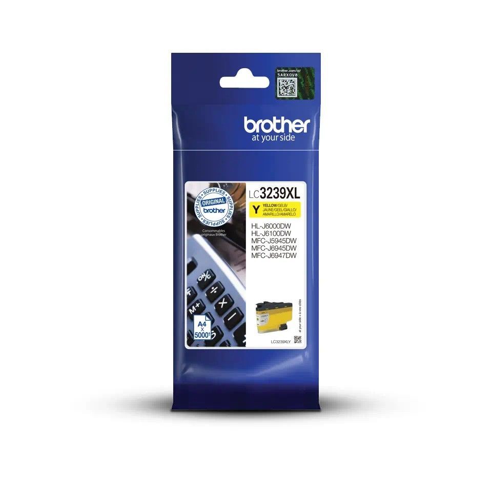 Brother LC-3239XLY cartuccia d'inchiostro 1 pz Originale Resa elevata (XL) Giallo [LC3239XLY]