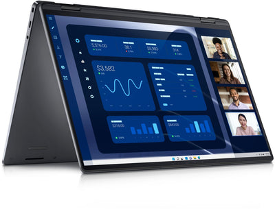 DELL Latitude 9450 2-in-1 Intel Core Ultra 7 165U Ibrido (2 in 1) 35,6 cm (14") Touch screen Quad HD+ 16 GB LPDDR5x-SDRAM 512 GB SSD Wi-Fi 7 (802.11be) Windows 11 Pro Grigio [3C33C]