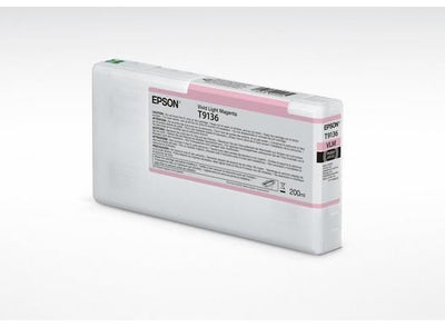 Epson T9136 Vivid Light Magenta Ink Cartridge (200ml) [C13T91360N]