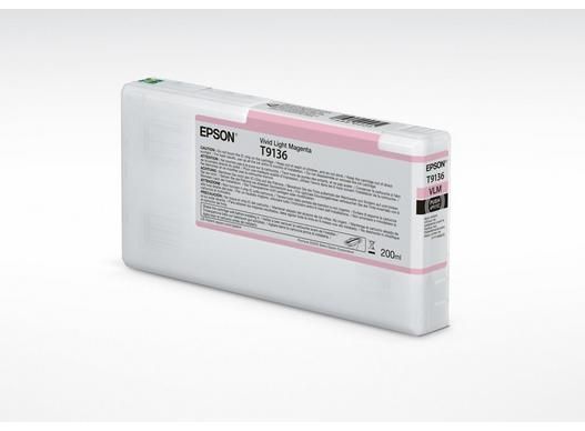 Epson T9136 Vivid Light Magenta Ink Cartridge (200ml) [C13T91360N]