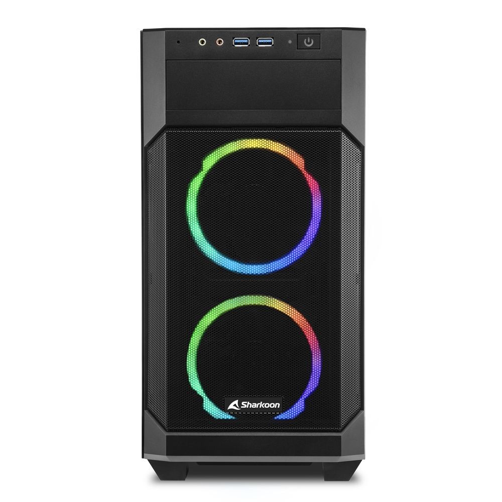 Sharkoon V1000 RGB Micro Tower Nero [V1000RGB]