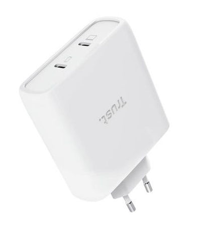Trust Maxo Caricabatteria a 2 porte USB-C GaN da 100 W [25528]