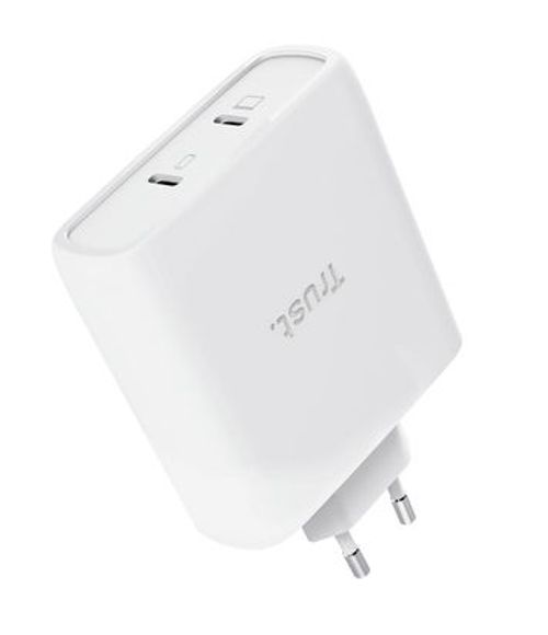 Trust Maxo Caricabatteria a 2 porte USB-C GaN da 100 W [25528]