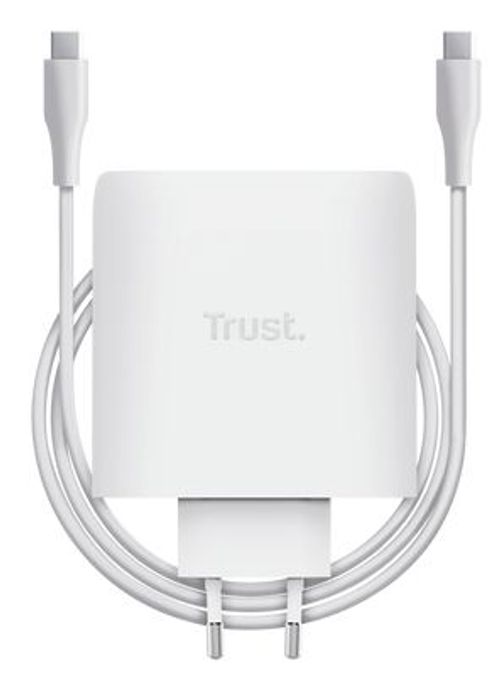 Trust Maxo Caricabatteria a 2 porte USB-C GaN da 100 W [25528]