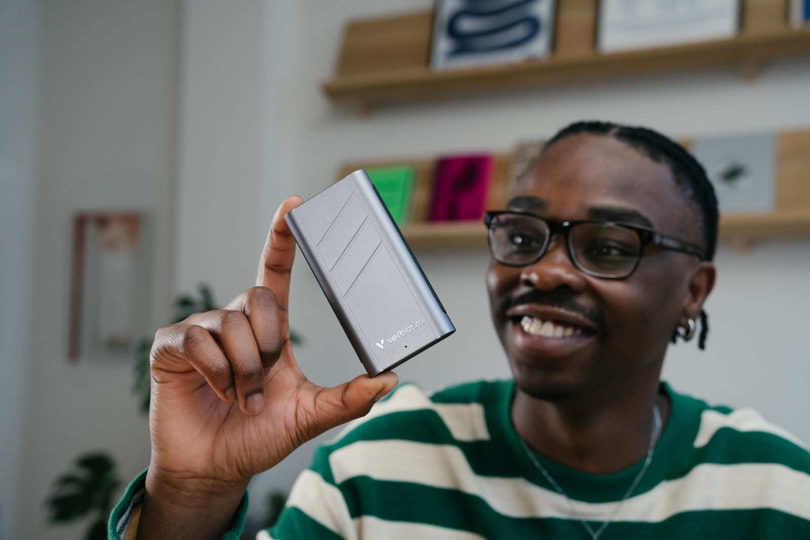 Verbatim TurboMetal SSD USB4 1TB USB tipo-C USB4 Gen 2x2 Argento [32021]