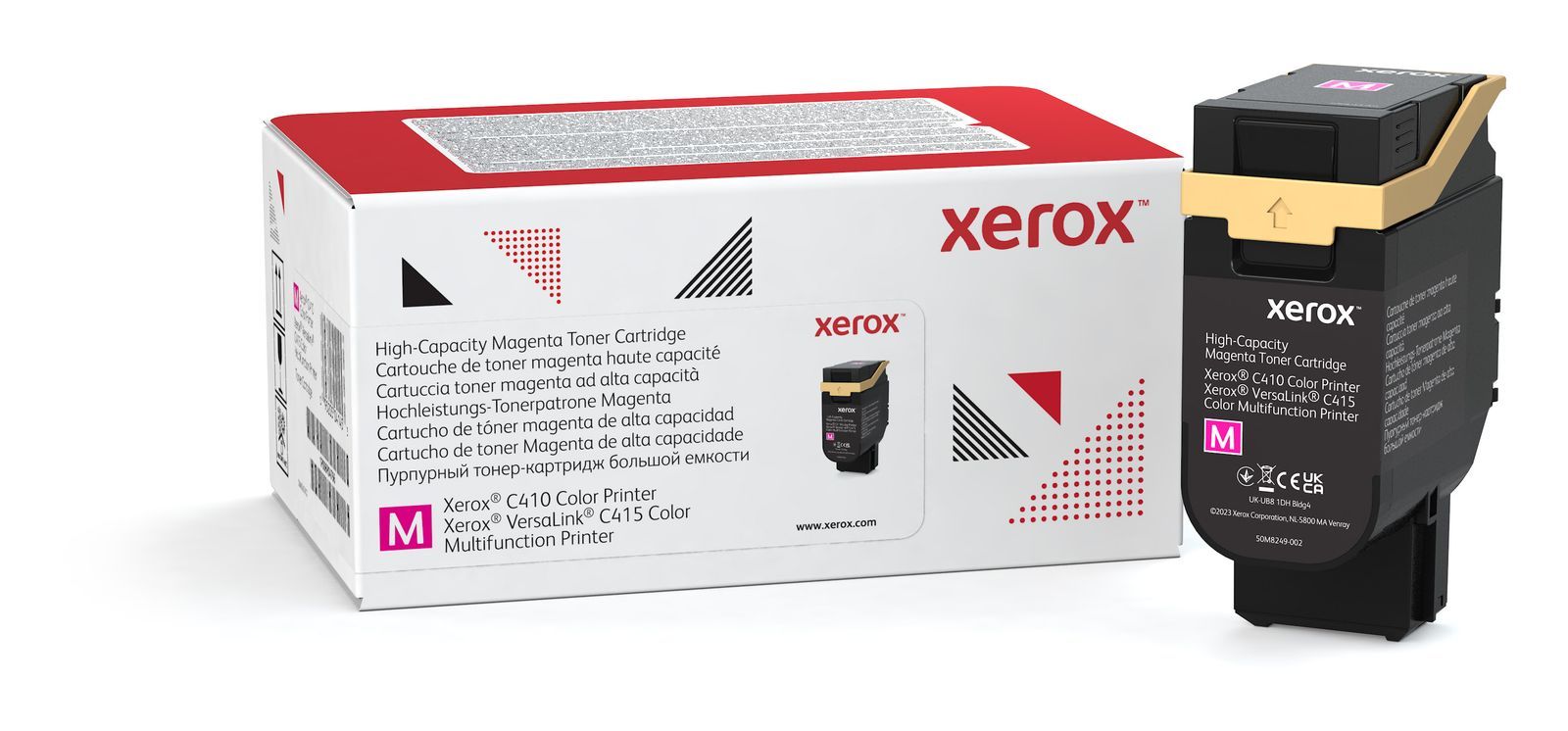 Xerox Cartuccia toner Magenta a Alta capacità da 7000 Pagine per Stampante a colori  C410/multifunzione a colori  VersaLink C415 (006R04687) [006R04687]