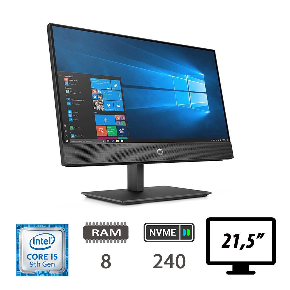 HP AIO 600 G5 TS I5-9500/8/NVME240/21,5/W10P/2Y [007123PCR-EU]