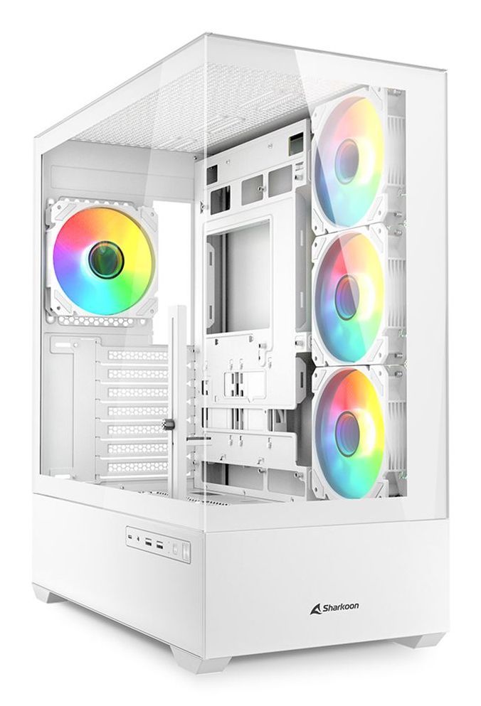 Sharkoon AK6 RGB Bianco [AK6RGBWHITE]