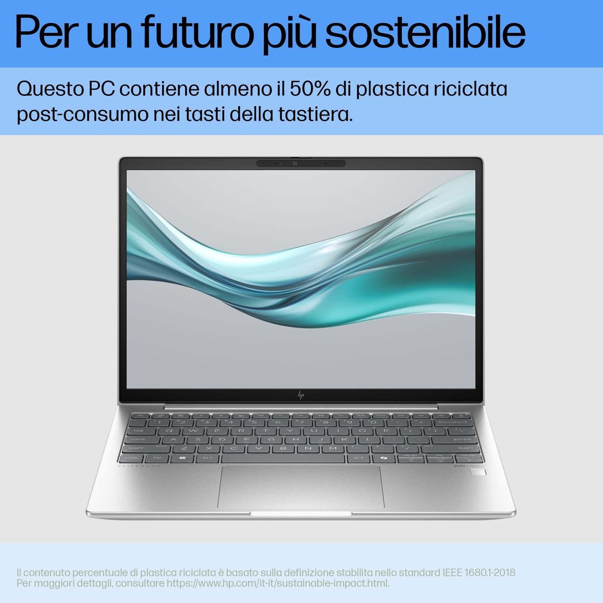 HP EliteBook 640 G11 Intel Core Ultra 5 135U Computer portatile 35,6 cm (14") WUXGA 16 GB DDR5-SDRAM 512 GB SSD Wi-Fi 6E (802.11ax) Windows 11 Pro Argento [9Y7D3ET#ABZ]