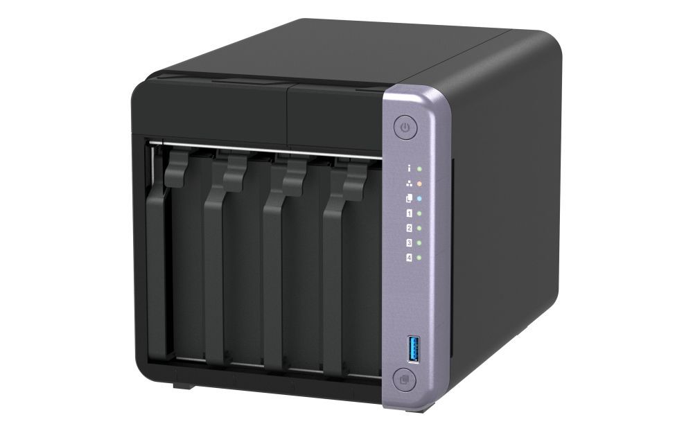 QNAP TS-432X-4G server NAS e di archiviazione Tower Alpine Alpine AL-524 4 GB DDR4 QNAP QTS Nero [TS-432X-4G]