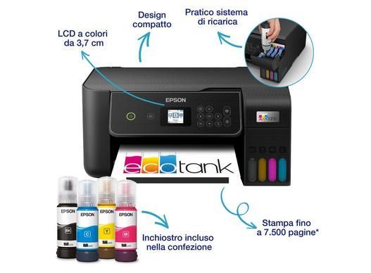 Epson EcoTank ET-2870 Ad inchiostro A4 5760 x 1440 DPI 33 ppm Wi-Fi [C11CJ66421]