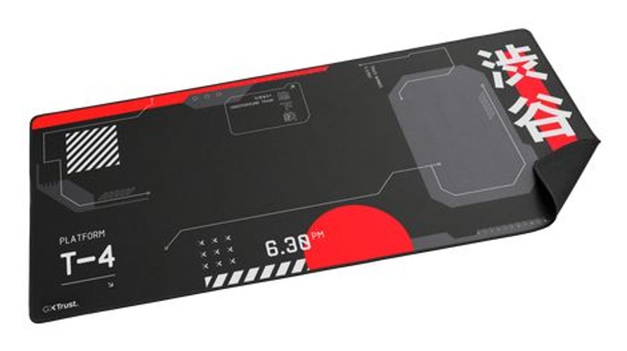 Trust GXT 759 XXL Tappetino per mouse per gioco da computer Nero, Rosso [25716]