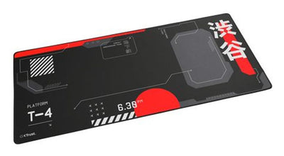 Trust GXT 759 XXL Tappetino per mouse per gioco da computer Nero, Rosso [25716]