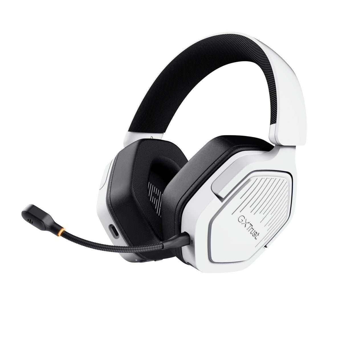 Trust GXT 493W Carus Auricolare Con cavo e senza cavo A Padiglione, Casco Gaming USB Type-C / USB Type-A Bluetooth Bianco [25534]