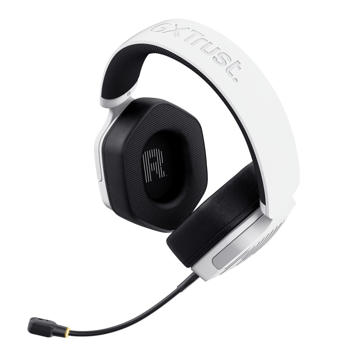 Trust GXT 493W Carus Auricolare Con cavo e senza cavo A Padiglione, Casco Gaming USB Type-C / USB Type-A Bluetooth Bianco [25534]