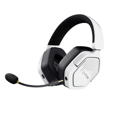 Trust GXT 493W Carus Auricolare Con cavo e senza cavo A Padiglione, Casco Gaming USB Type-C / USB Type-A Bluetooth Bianco [25534]