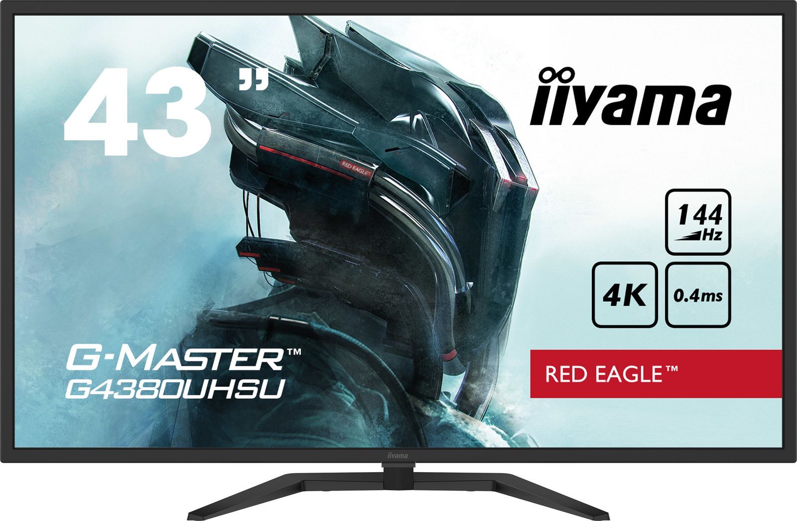 iiyama G-MASTER G4380UHSU-B1 Monitor PC 108 cm (42.5") 3840 x 2160 Pixel 4K Ultra HD LED Nero [G4380UHSU-B1]