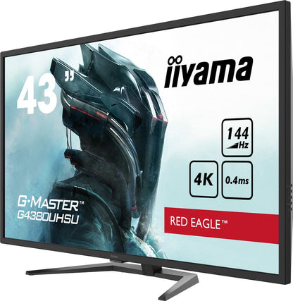 iiyama G-MASTER G4380UHSU-B1 Monitor PC 108 cm (42.5") 3840 x 2160 Pixel 4K Ultra HD LED Nero [G4380UHSU-B1]