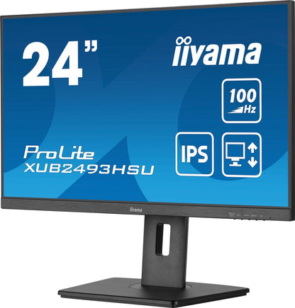 iiyama XUB2493HSU-B7 Monitor PC 60,5 cm (23.8") 1920 x 1080 Pixel Full HD LED Nero [XUB2493HSU-B7]