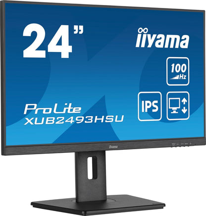 iiyama XUB2493HSU-B7 Monitor PC 60,5 cm (23.8") 1920 x 1080 Pixel Full HD LED Nero [XUB2493HSU-B7]