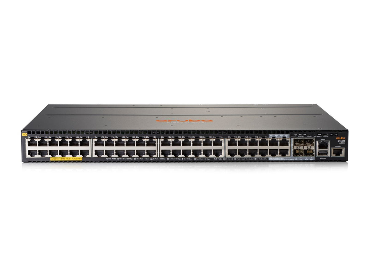 HPE Aruba Networking 2930M 48G PoE+ 1-slot Switch [JL322A]