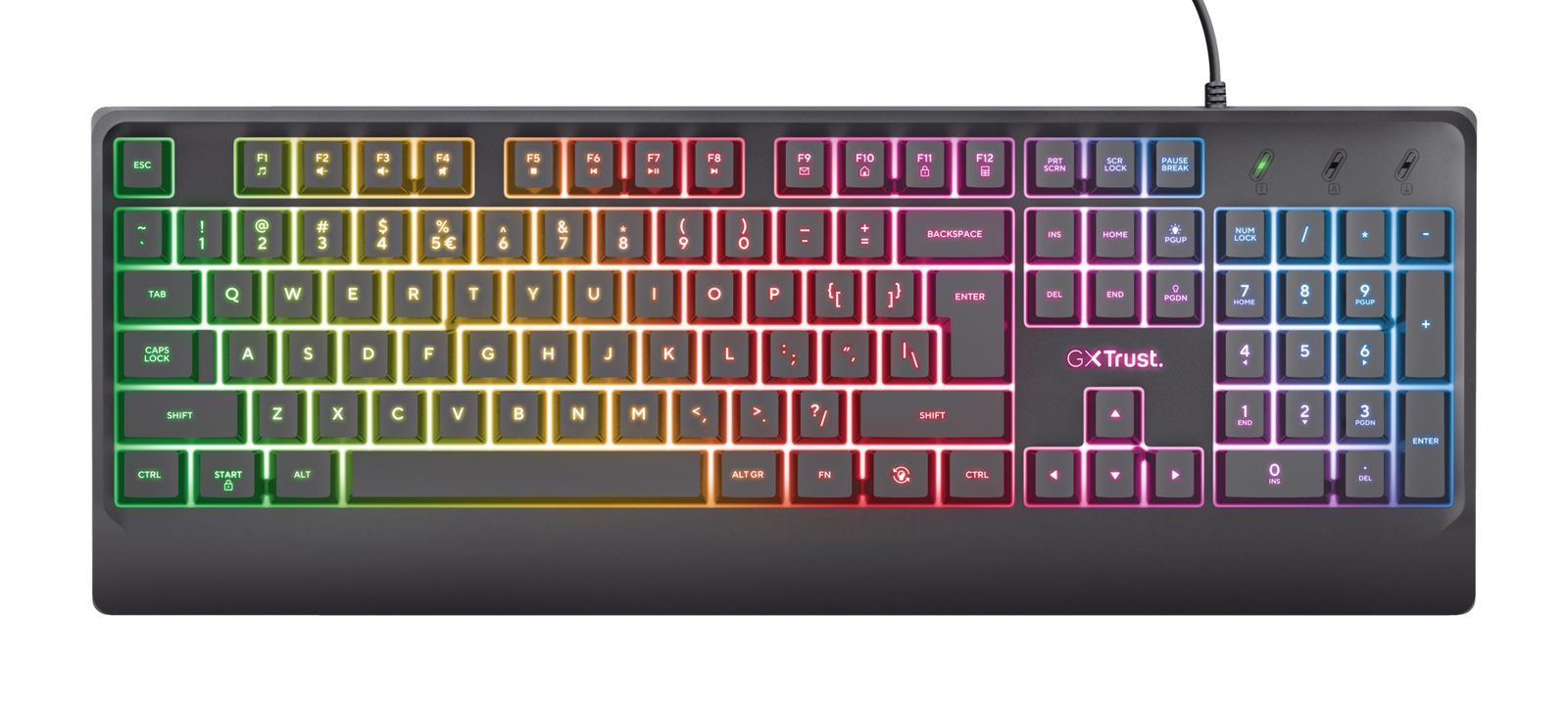 Trust TASTIERA GAMING ILLUMINATA [24758]
