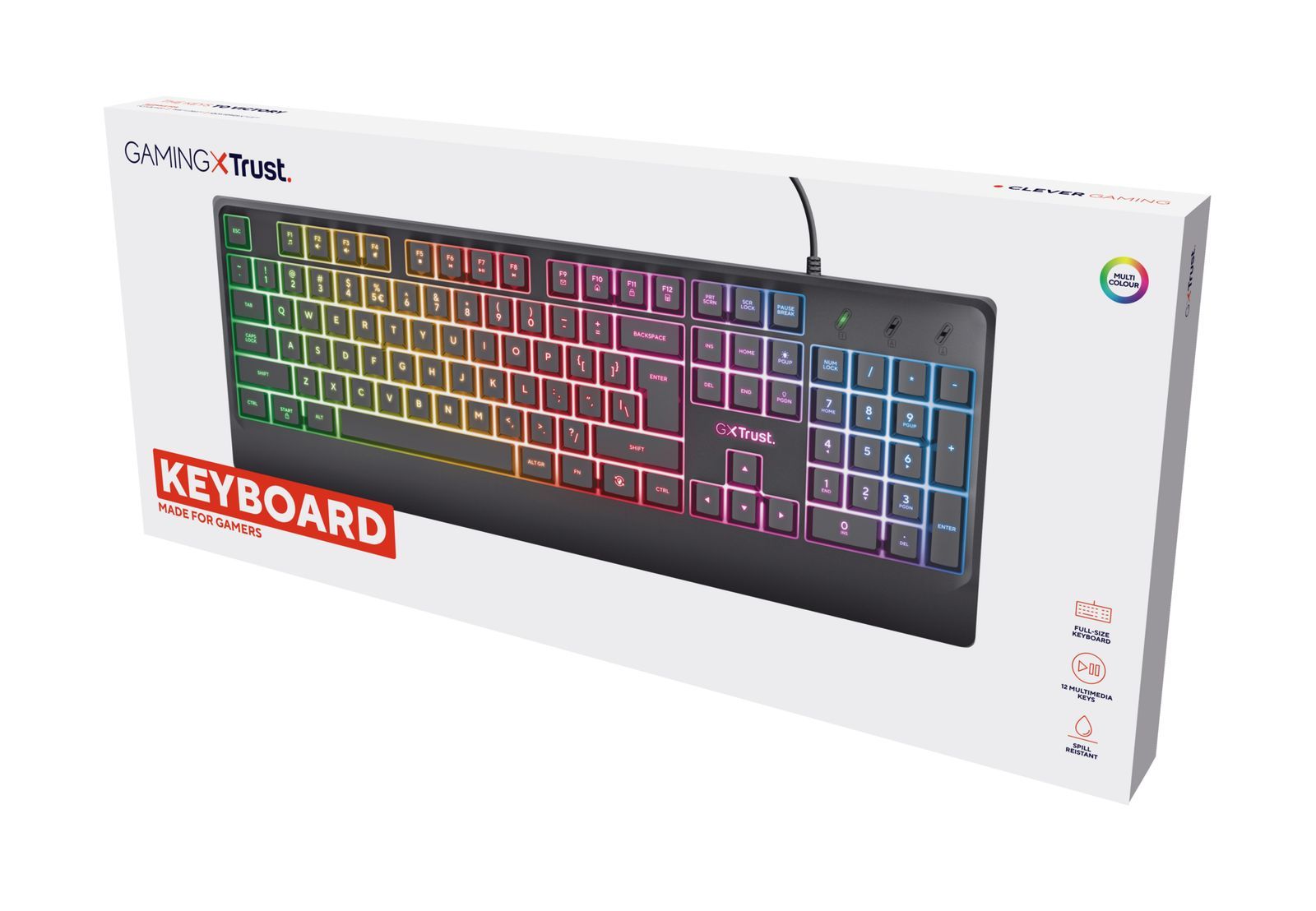 Trust TASTIERA GAMING ILLUMINATA [24758]