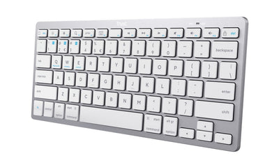 Trust 24652 tastiera Universale Bluetooth QWERTY Italiano Argento [24652]