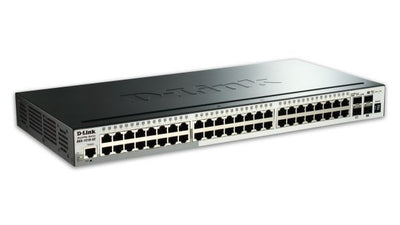 D-Link DGS-1510-52X switch di rete Gestito L3 Gigabit Ethernet (10/100/1000) 1U Nero [DGS-1510-52X/E]