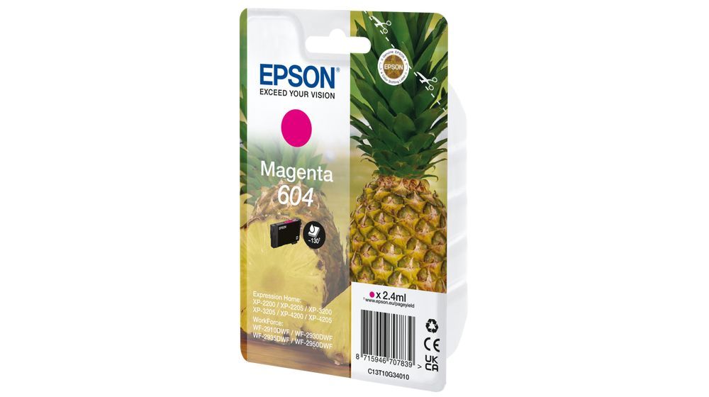 Epson 604 cartuccia d'inchiostro 1 pz Compatibile Resa standard Magenta [C13T10G34010]