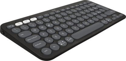 Logitech 920-012221 tastiera Mouse incluso Universale RF senza fili + Bluetooth QWERTY Italiano Grafite [920-012221]