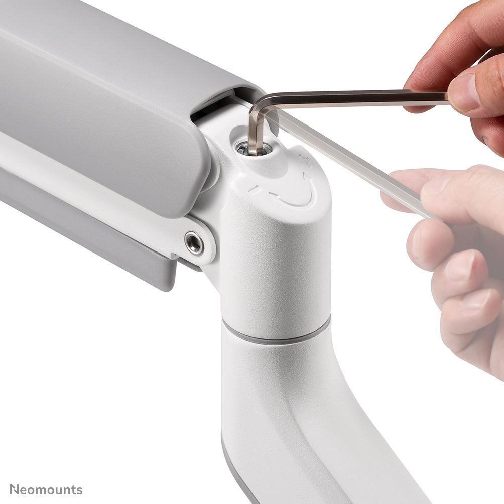 Neomounts DS70-450WH1 Braccio per monitor 17-42" - molla a gas - Topfix - 180-stop [DS70-450WH1]