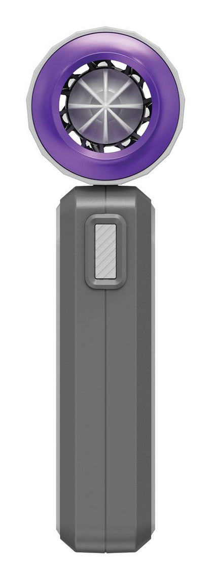 VERBATIM COOLNGO AIRJET HANDHELD FAN GREY/PURPLE [32340]