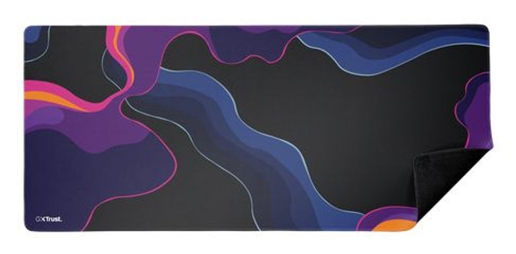Trust GXT 759 XXL Tappetino per mouse per gioco da computer Nero, Blu, Rosa, Viola [25714]