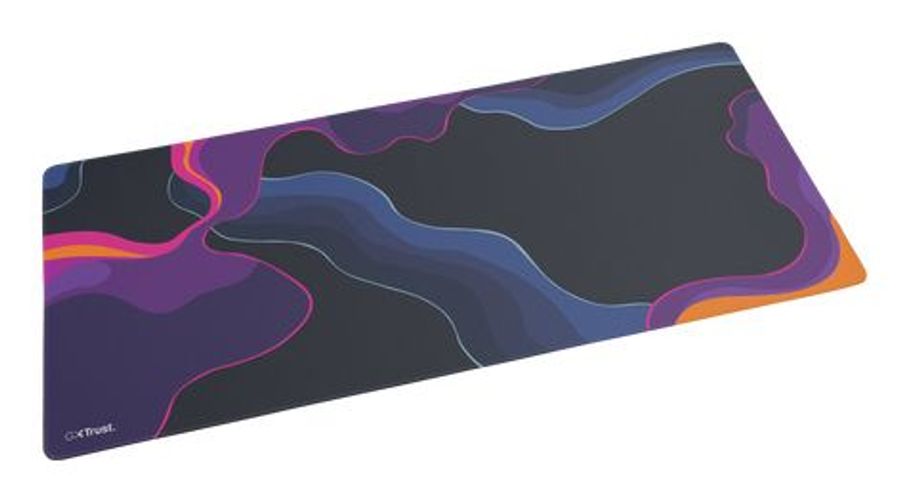 Trust GXT 759 XXL Tappetino per mouse per gioco da computer Nero, Blu, Rosa, Viola [25714]