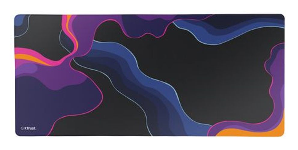 Trust GXT 759 XXL Tappetino per mouse per gioco da computer Nero, Blu, Rosa, Viola [25714]