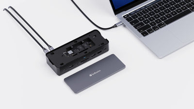 Verbatim CDS-15S Cablato USB 3.2 Gen 1 (3.1 Gen 1) Type-C Nero, Grigio [32173]