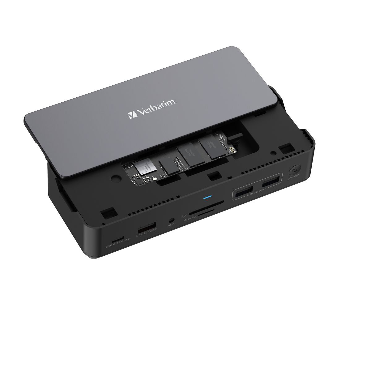 Verbatim CDS-15S Cablato USB 3.2 Gen 1 (3.1 Gen 1) Type-C Nero, Grigio [32173]
