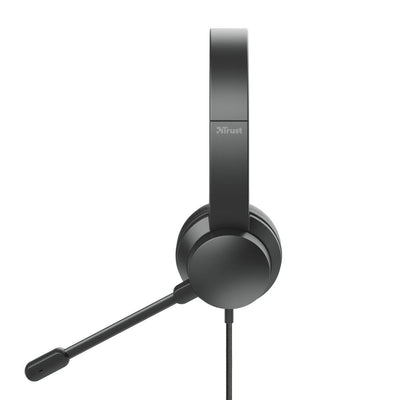 Trust Rydo Auricolare Cablato A Padiglione Musica e Chiamate USB tipo A Nero [24133]