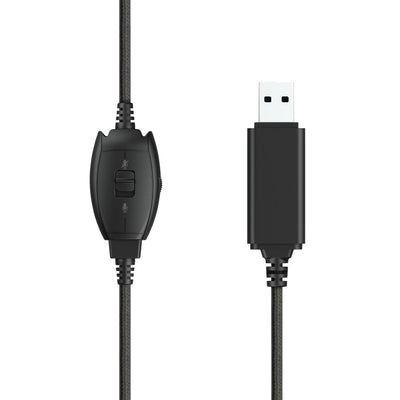 Trust Rydo Auricolare Cablato A Padiglione Musica e Chiamate USB tipo A Nero [24133]